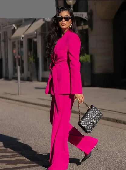 Halina - Blazer Set met Broek