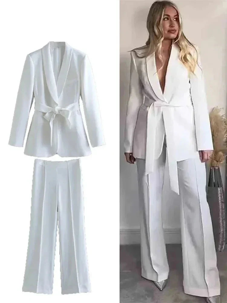 Halina - Blazer Set met Broek