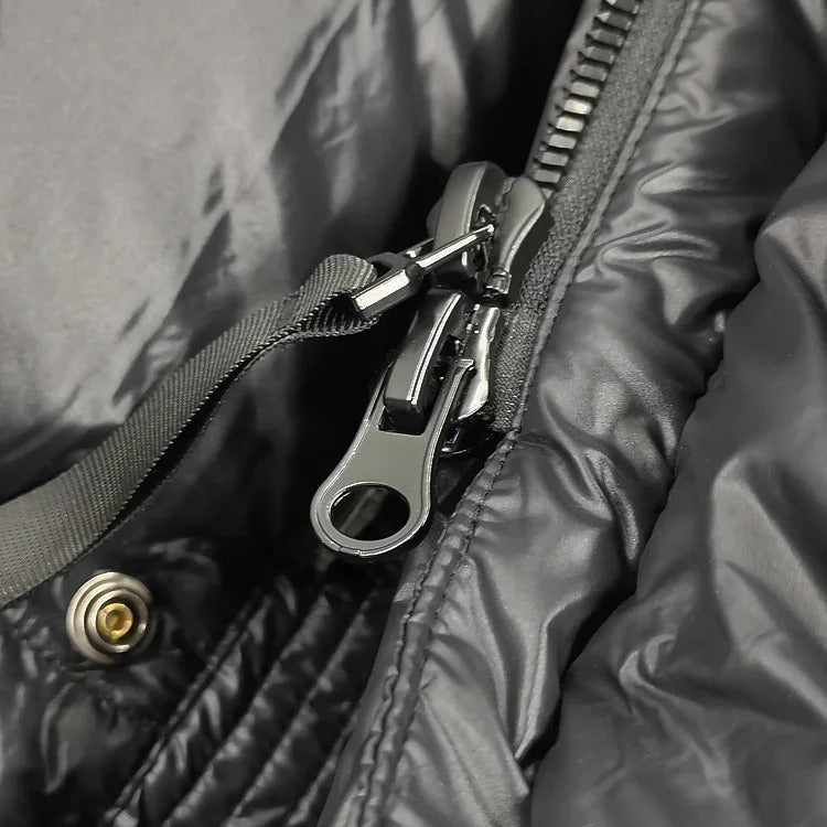 Dames Puffer Winterjas – Met Donsvulling, Waterdicht en Gewatteerd voor Regen en Sneeuw