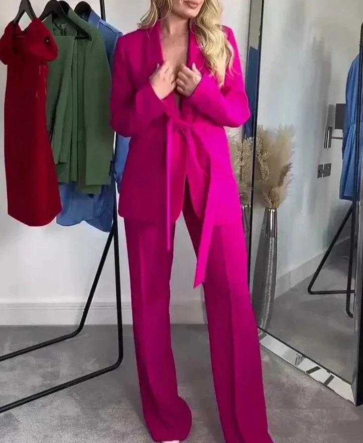 Halina - Blazer Set met Broek