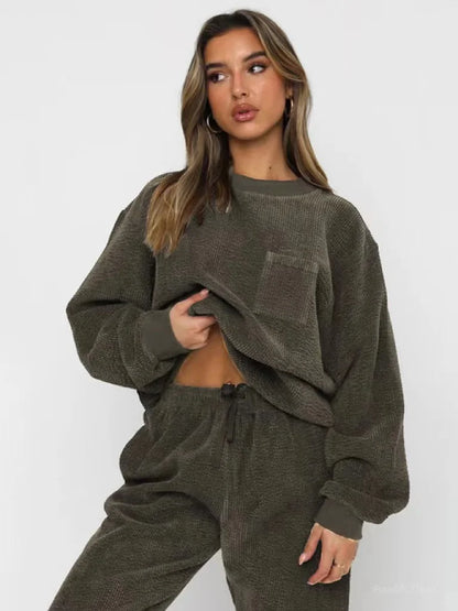 Genovia - Corduroy Tweedelige Damesset