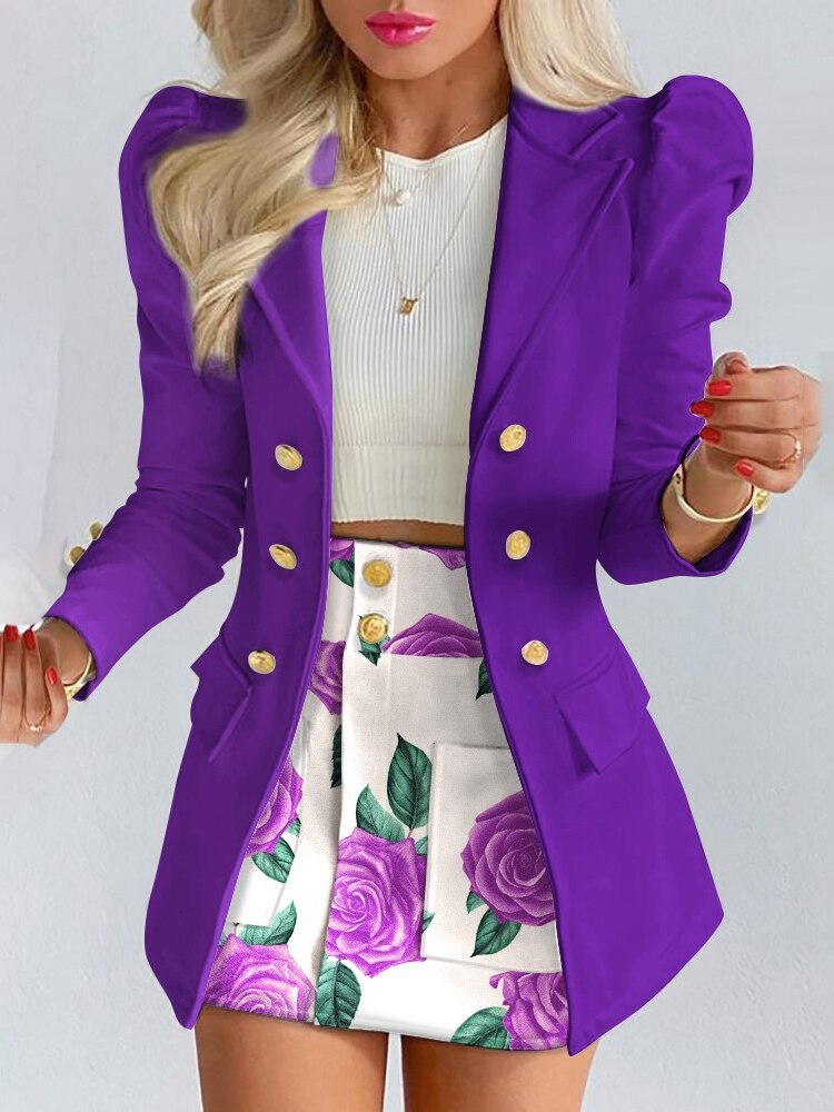 Luna - Stijlvolle 2-Delige Set | Blazer en Rok