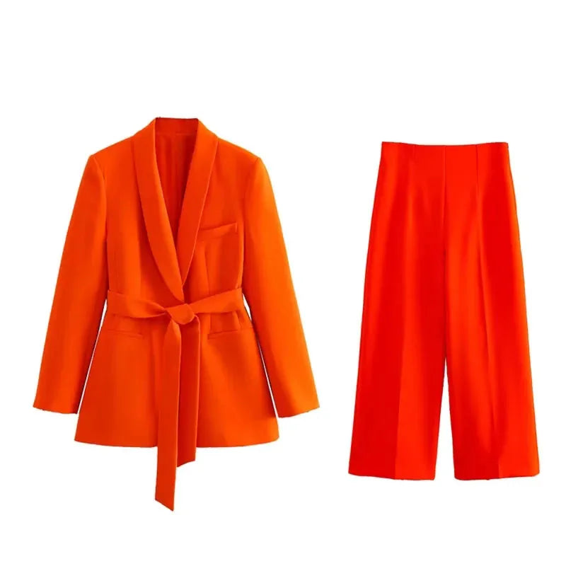 Halina - Blazer Set met Broek