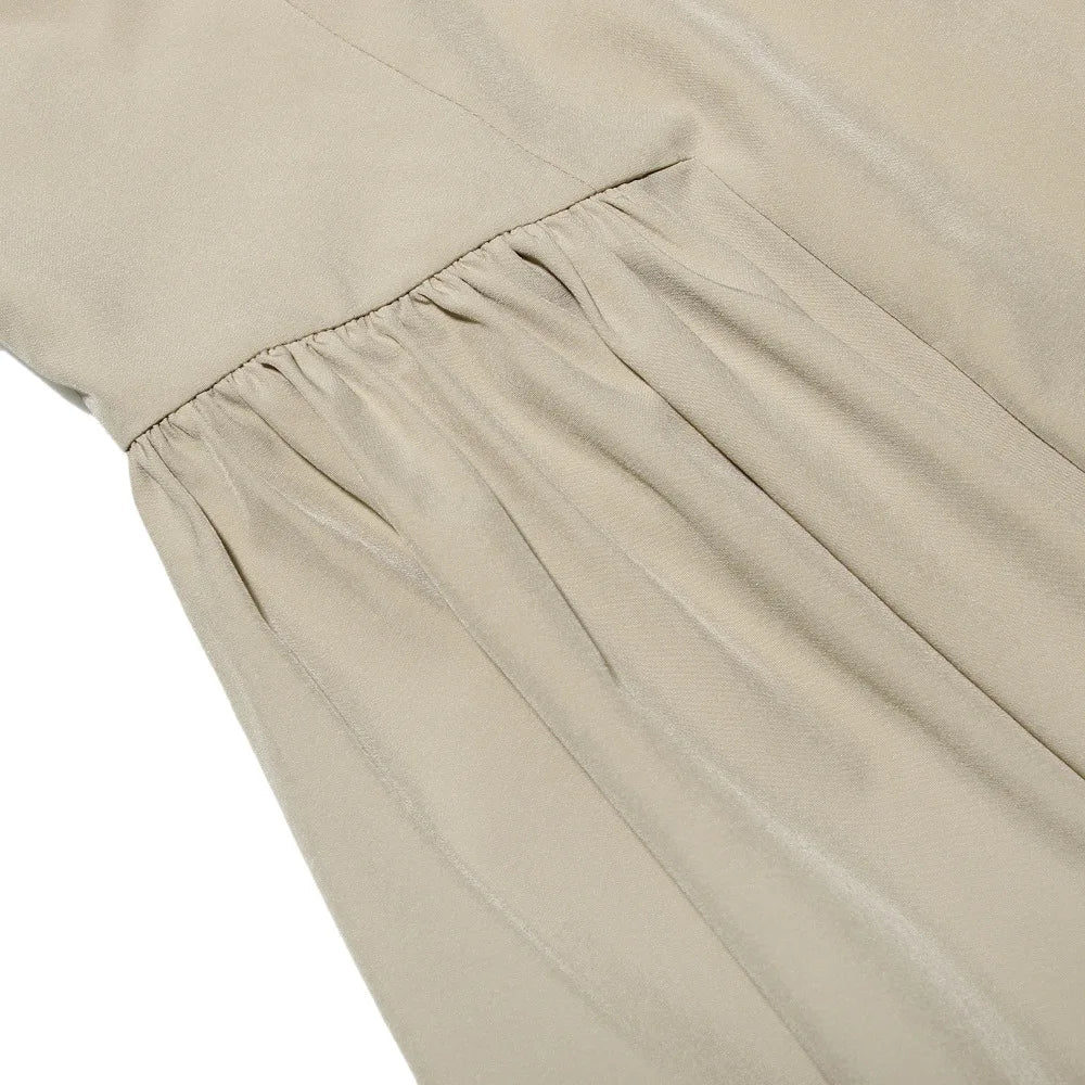 Fleur - Casual Chic Midi Jurk van Zachte Stof voor Dagelijks Gebruik