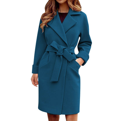 Jemina - Lange Trenchcoat Winterjas