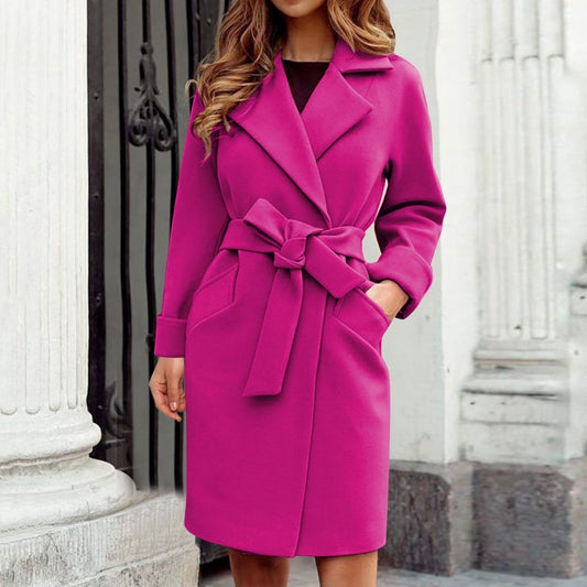 Jemina - Lange Trenchcoat Winterjas
