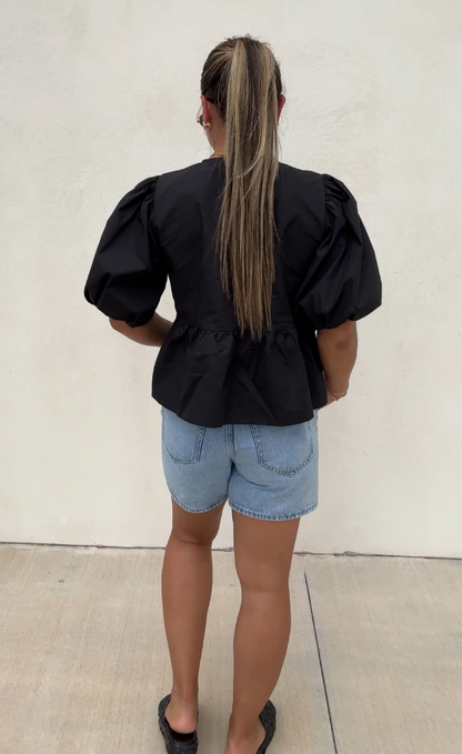 Gisou - Trendy Pofmouw Top