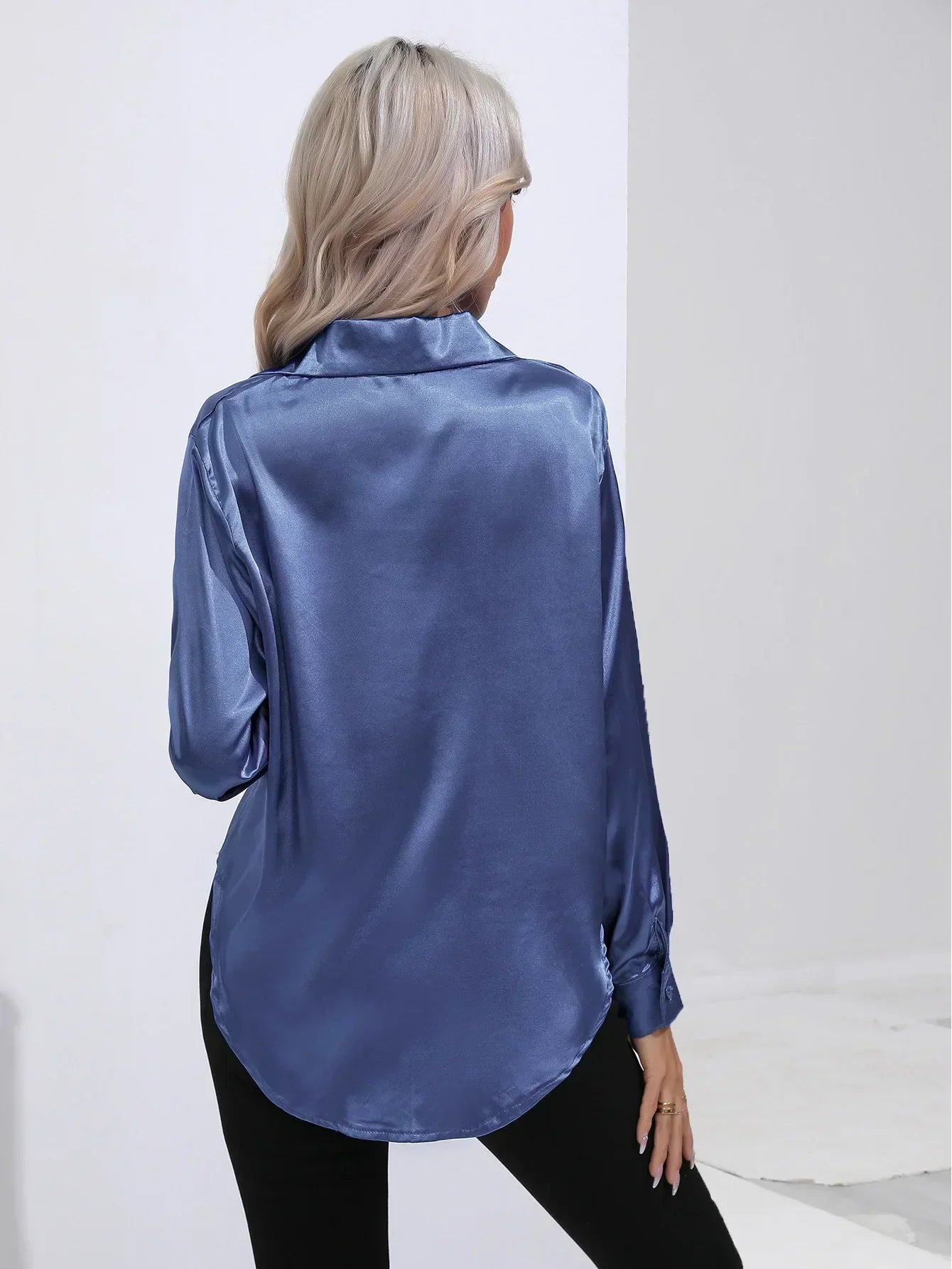 Isotta - Satijnen Blouse