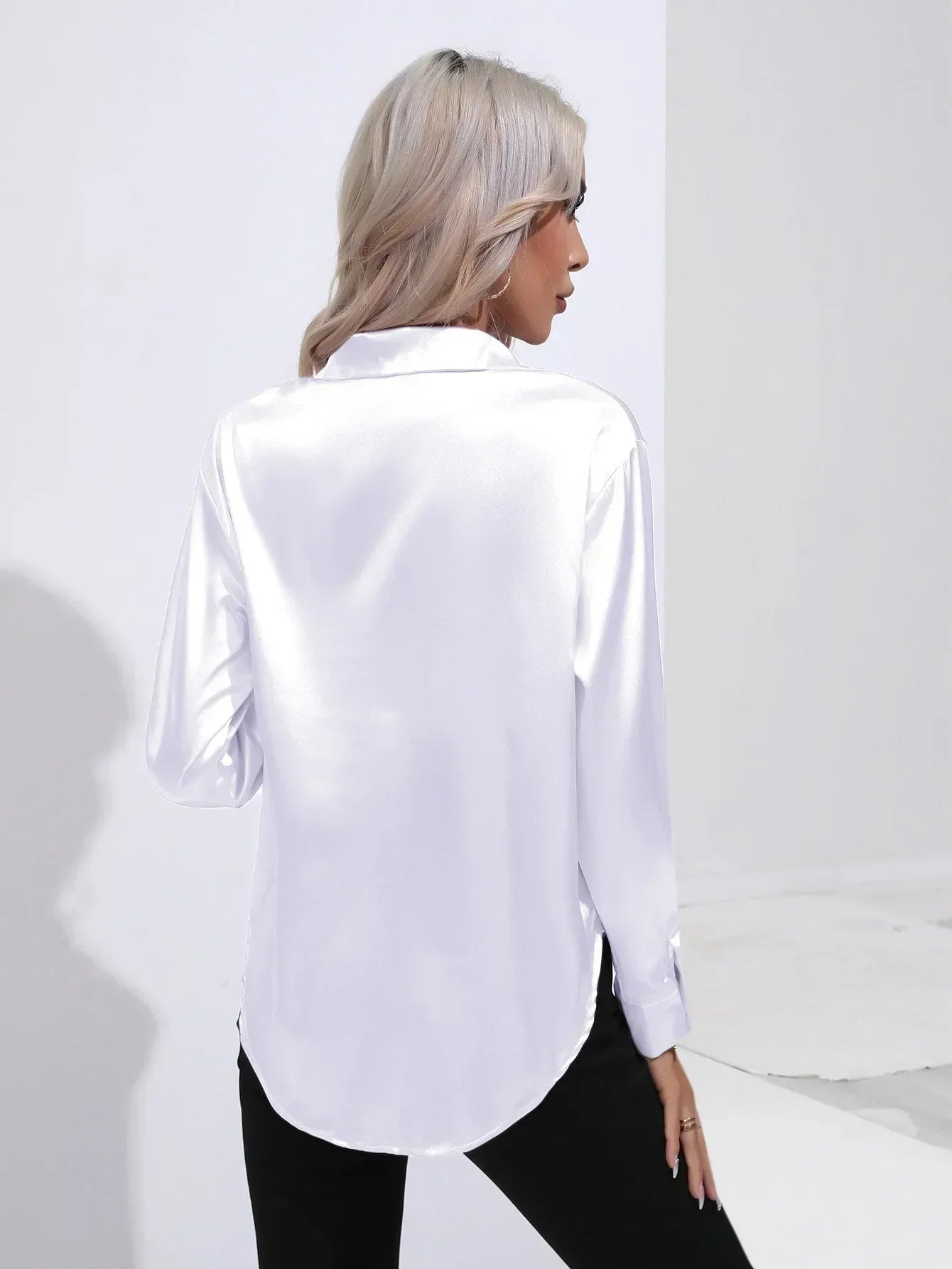 Isotta - Satijnen Blouse