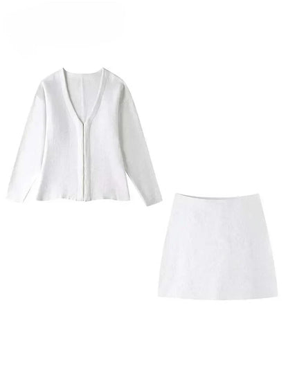 Gwen - Blazer en Rok Tweedelige Set