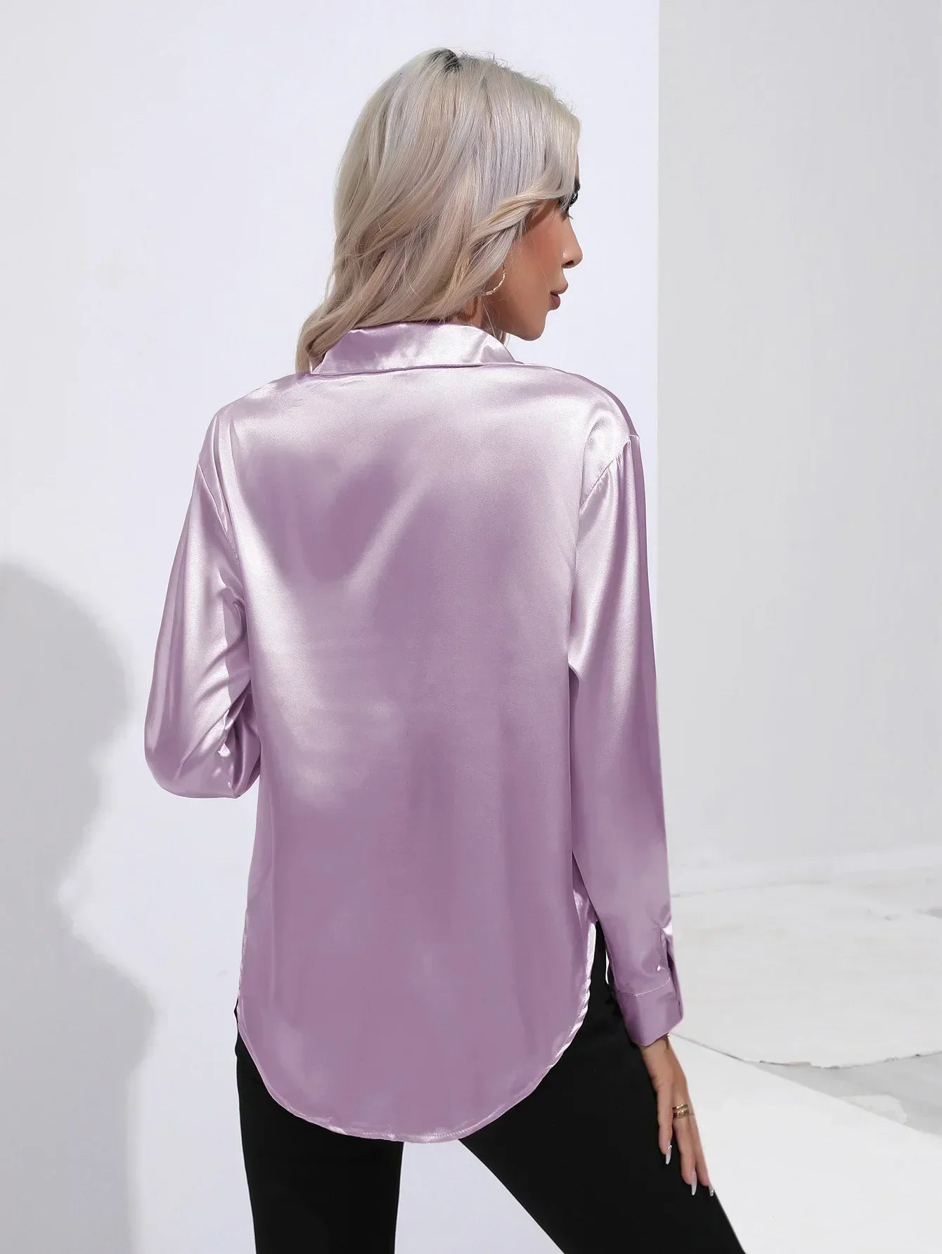 Isotta - Satijnen Blouse