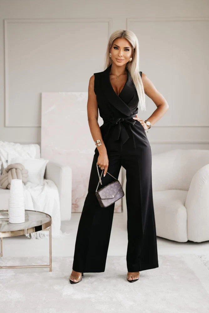 Giuliana - Stijlvolle Mouwloze Jumpsuit met Elegante Pasvorm voor Dames
