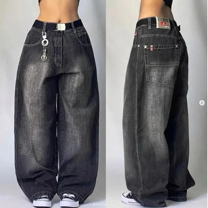 Isandro - Unisex Retro Baggy Cargo Jeans