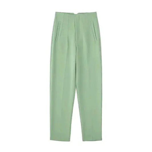 Isabell | Hoge Taille Plissé Broeken