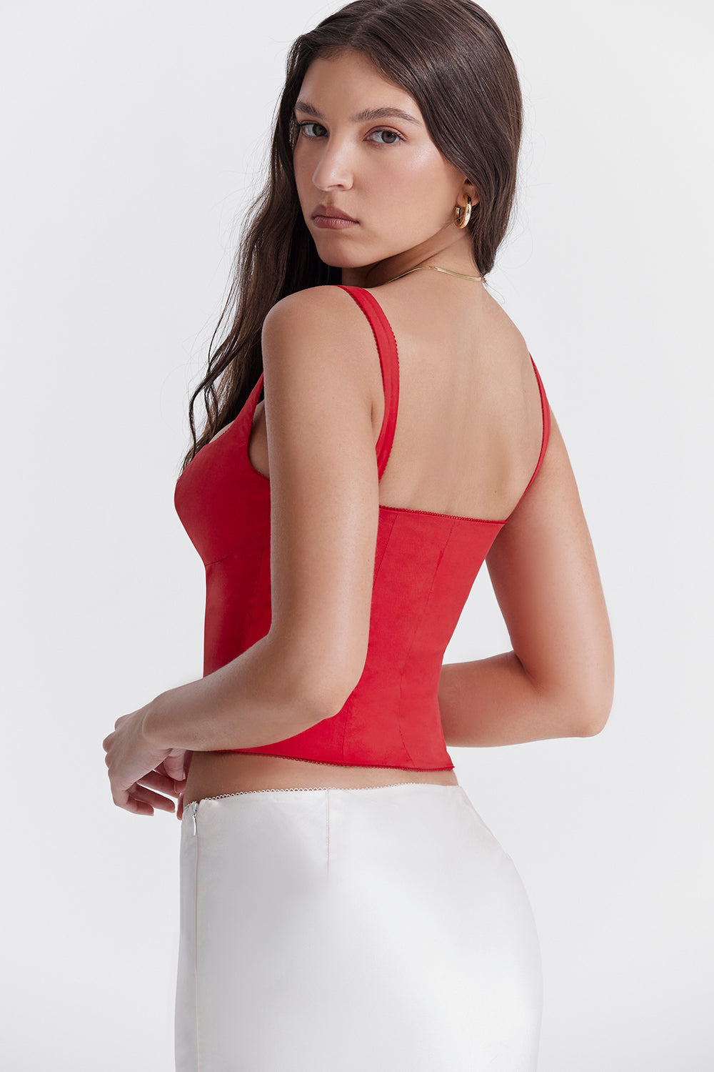 Helvara - Vurige Rode Korsettop