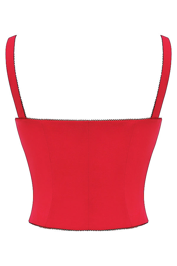 Helvara - Vurige Rode Korsettop