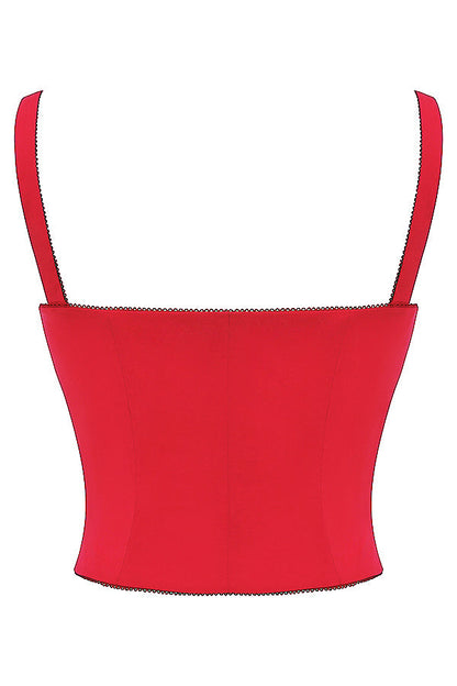 Helvara - Vurige Rode Korsettop