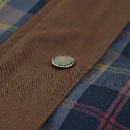 Dames Warme Geruite Jas met Zacht Bontkraag – Casual, Ideaal voor Herfst en Winter