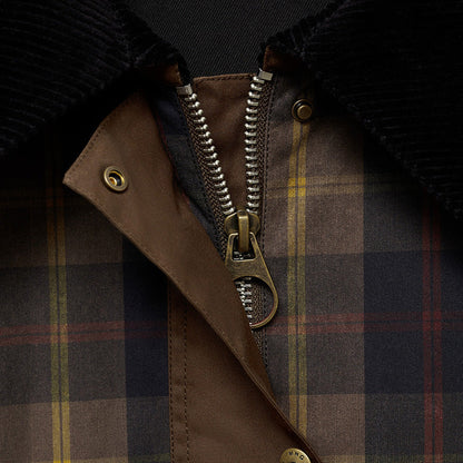 Dames Warme Geruite Jas met Zacht Bontkraag – Casual, Ideaal voor Herfst en Winter