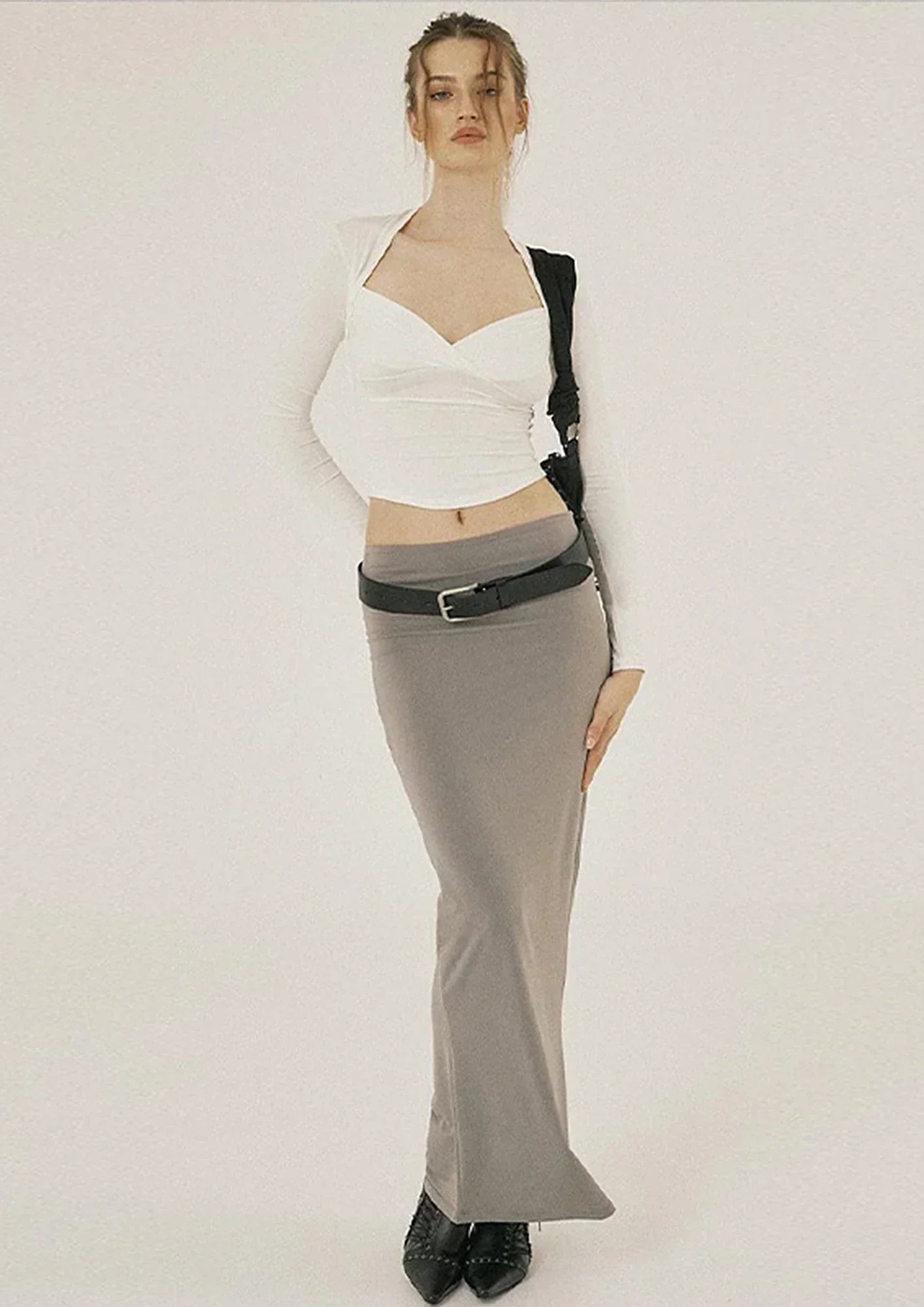 Heliviane - Witte Cropped Top