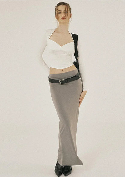 Heliviane - Witte Cropped Top