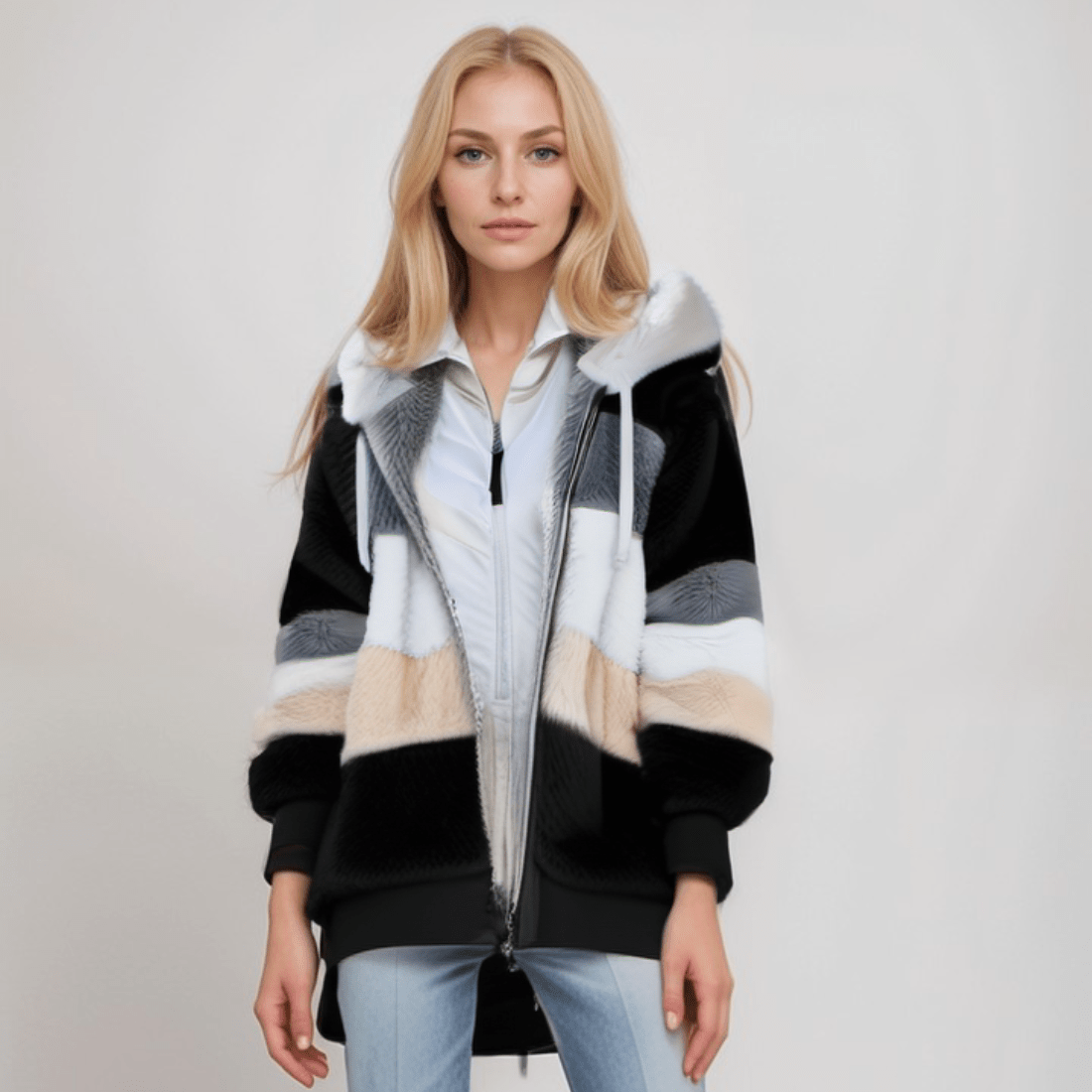 Dames Hoodie met Rits – Fleece Capuchonvest, Casual voor Dagelijks Gebruik