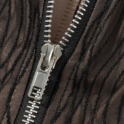 Helivienne - Zachte Mesh Cropped Korset