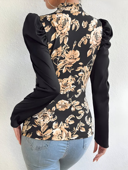 Charelle - Elegante Blouse met Bloemenprint