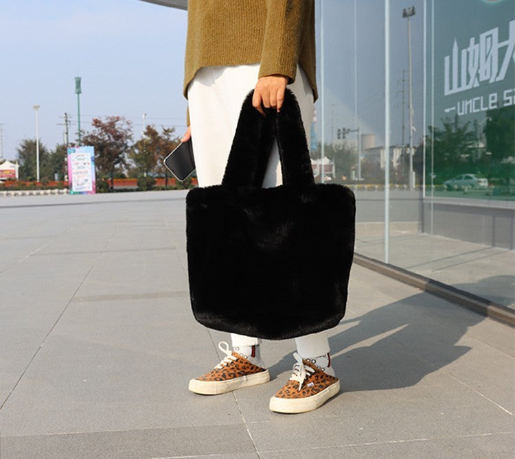 Faux - Fur Tote Bag