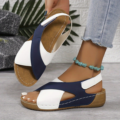 Livia - Trendy Color Block Sandalen