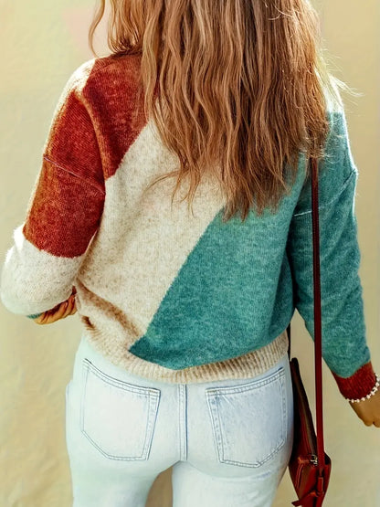 Elinne - Trui met Kleurblok