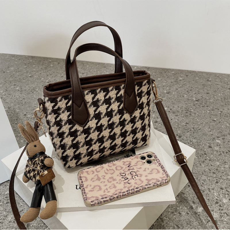 Victoria™ - Houndstooth Schoudertas