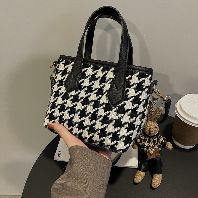 Victoria™ - Houndstooth Schoudertas