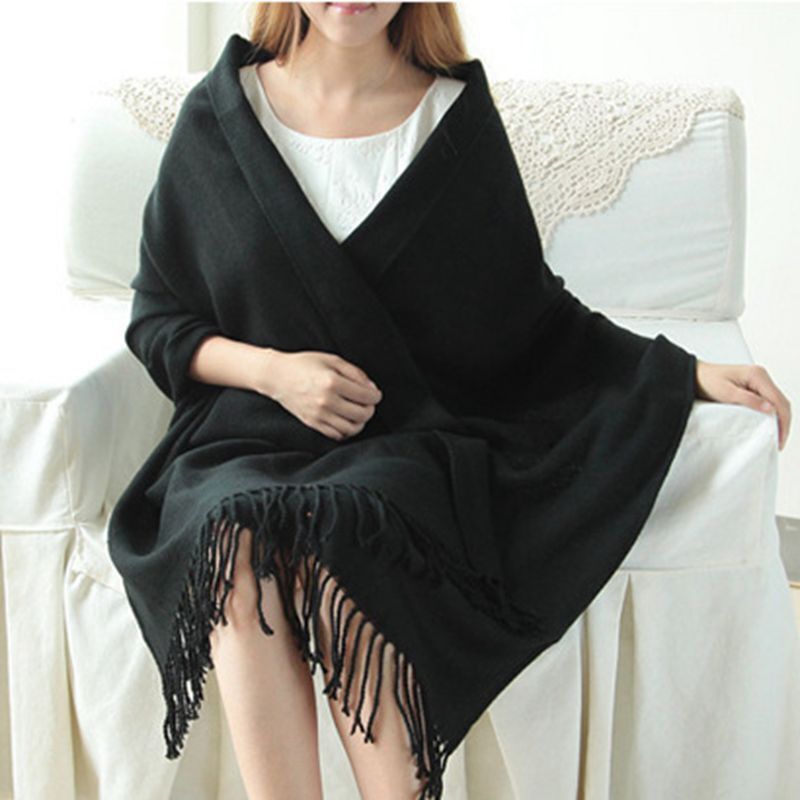 Dames Oversized Omslagdoek Sjaal – Kasjmier, Warme Wintersjaal voor Herfst & Winter