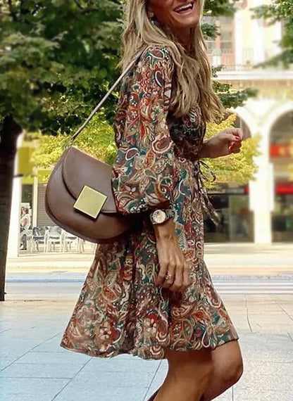 Saphira - Bohemian Paisley Jurk