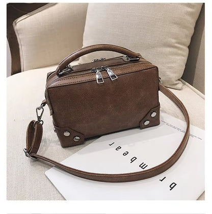 Jasmijn - Vintage Leren Schoudertas