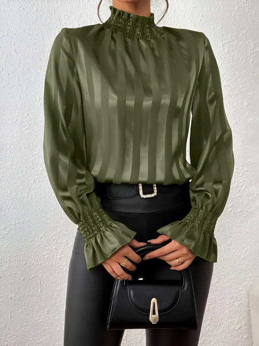 Bayla - Elegante Geplooide Blouse