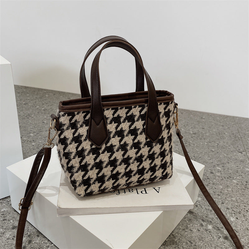 Victoria™ - Houndstooth Schoudertas