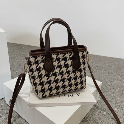 Victoria™ - Houndstooth Schoudertas