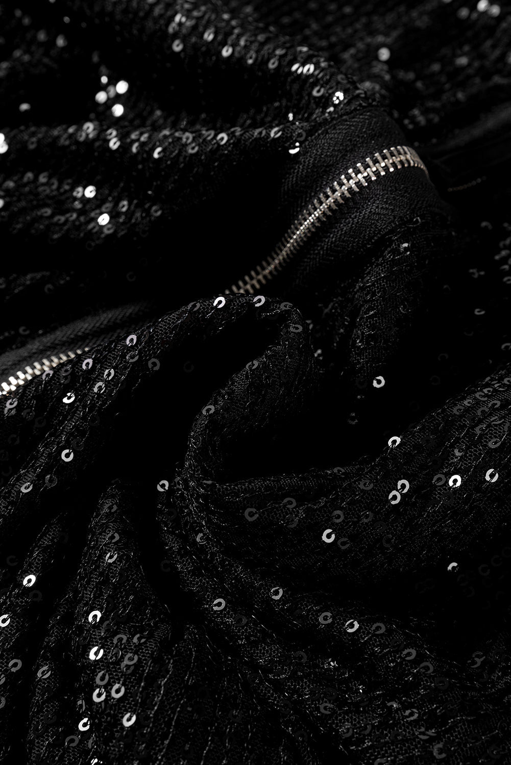 Eline - Zwarte Paillettenjacke