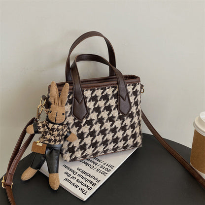 Victoria™ - Houndstooth Schoudertas