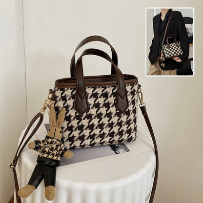 Victoria™ - Houndstooth Schoudertas