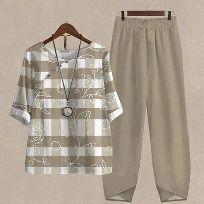 Noa - Trendy Bedrukte Outfit met Comfortabele Pasvorm voor Elke Dag