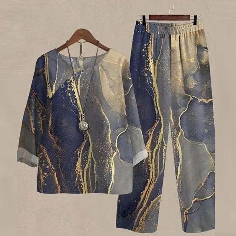 Noa - Trendy Bedrukte Outfit met Comfortabele Pasvorm voor Elke Dag