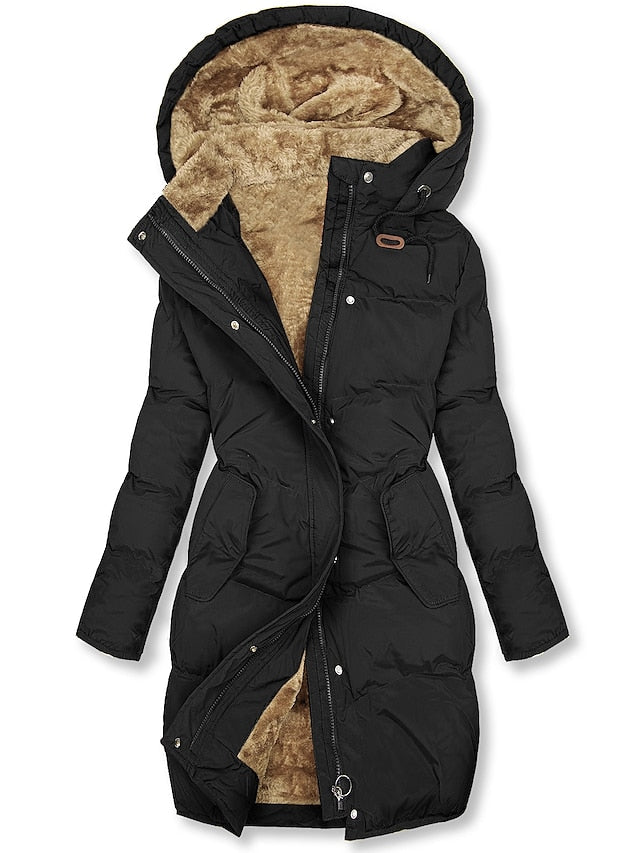 Dames Regular Fit Puffer Winterjas – Geïsoleerd, Gewatteerd, Casual Outdoor voor Herfst en Winter