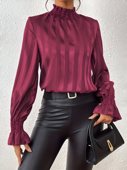 Bayla - Elegante Geplooide Blouse