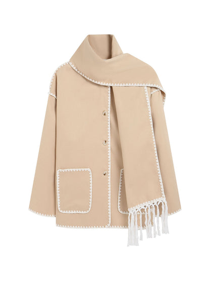 Sofie™ - Luxe Sjaal Jas