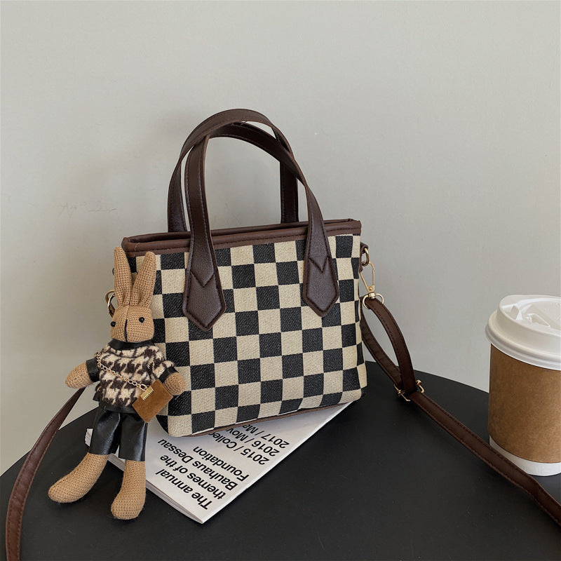 Victoria™ - Houndstooth Schoudertas