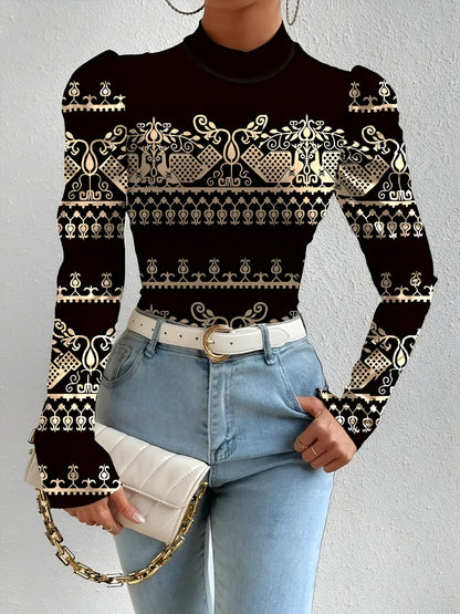 Charelle - Elegante Blouse met Bloemenprint