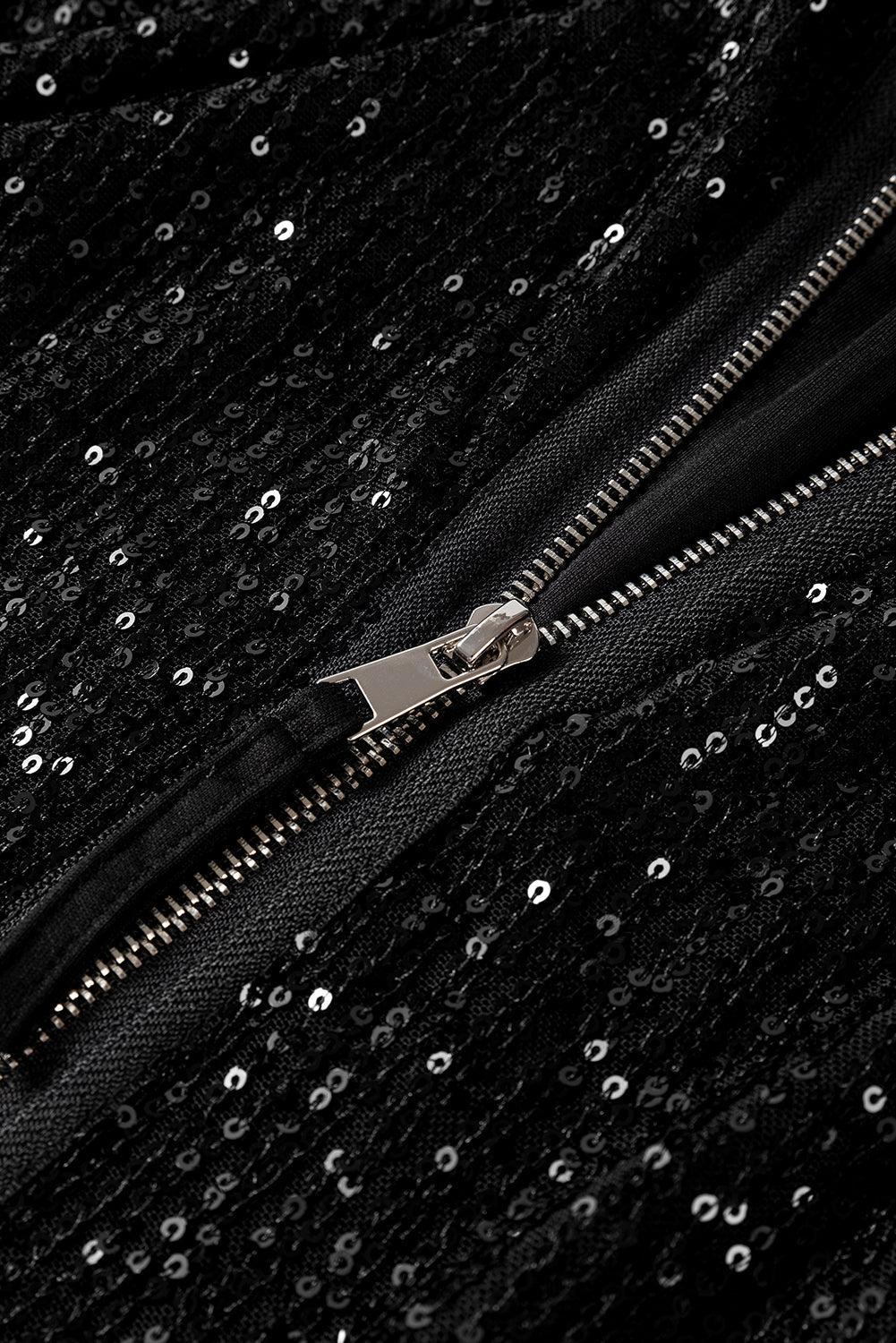 Eline - Zwarte Paillettenjacke